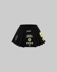WARDEN EDGE グラフィックプリーツミニスカート