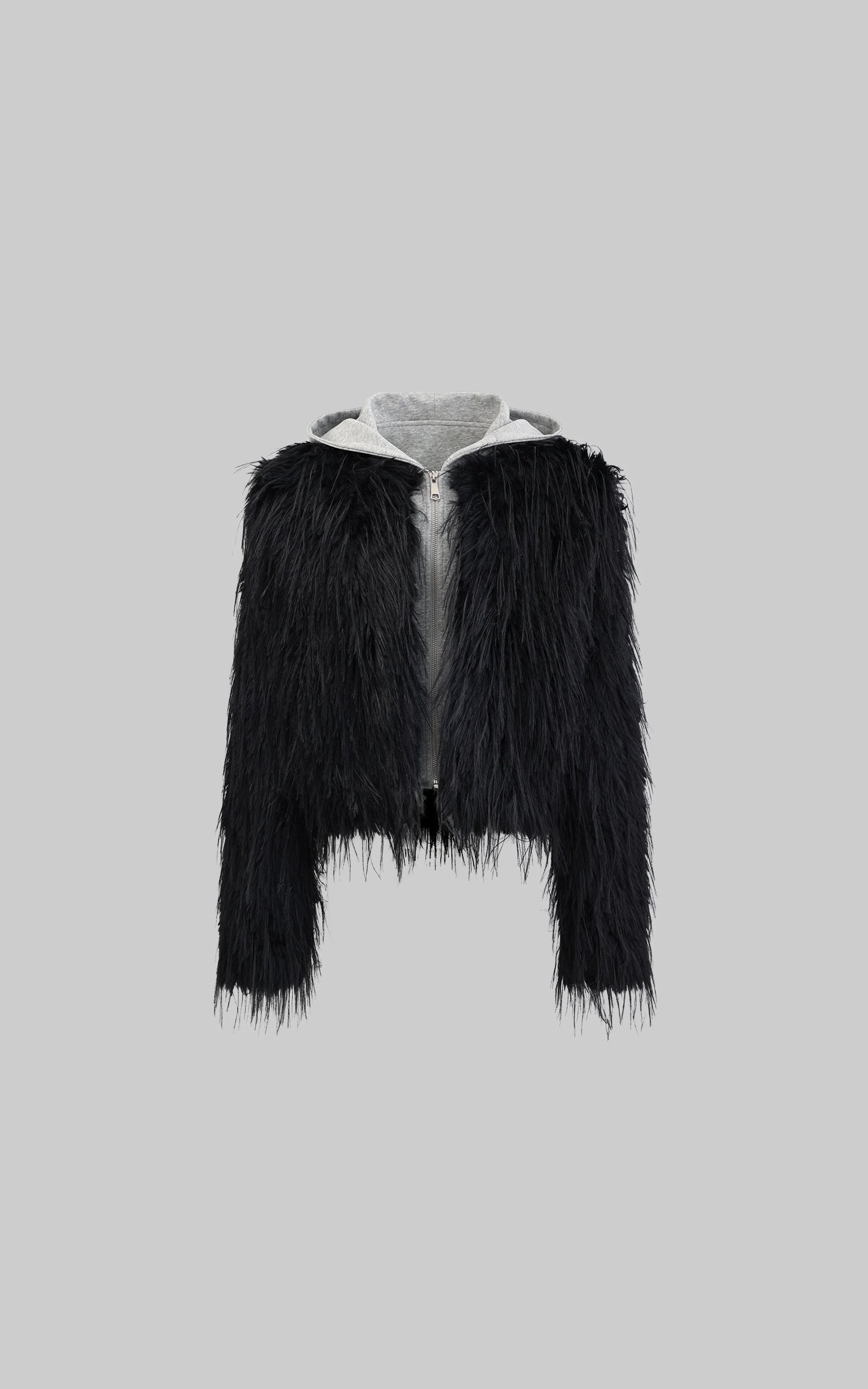 WARDEN EDGE Faux Fur Contrast-Layered Jacket - PINKPARKS