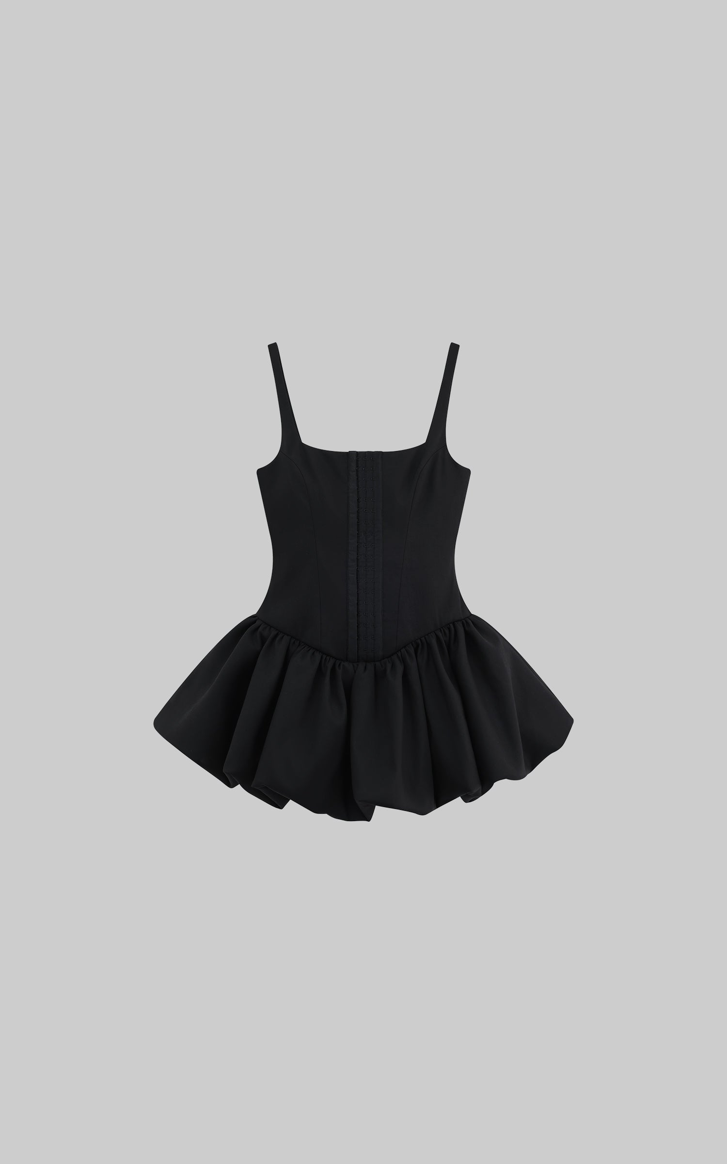 WARDEN EDGE French-Inspired Corset Puff Dress - PINKPARKS