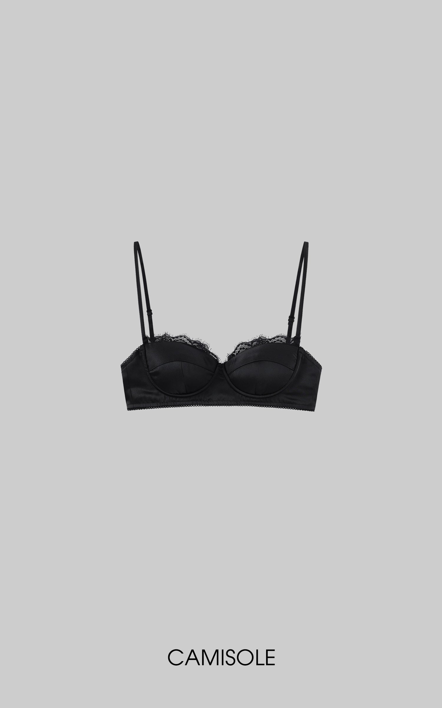 ROVENTE レースキャミソールとストラップレストップの2点セット