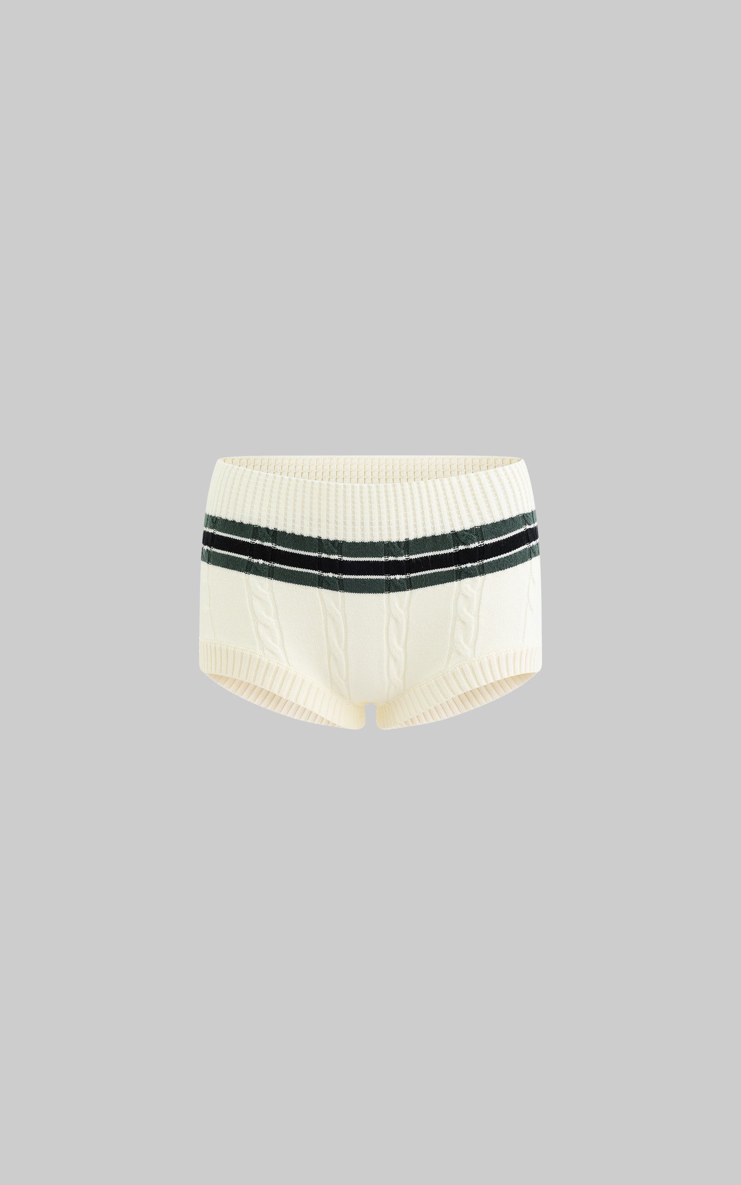 WARDEN EDGE Vintage Striped Knit Shorts - PINKPARKS