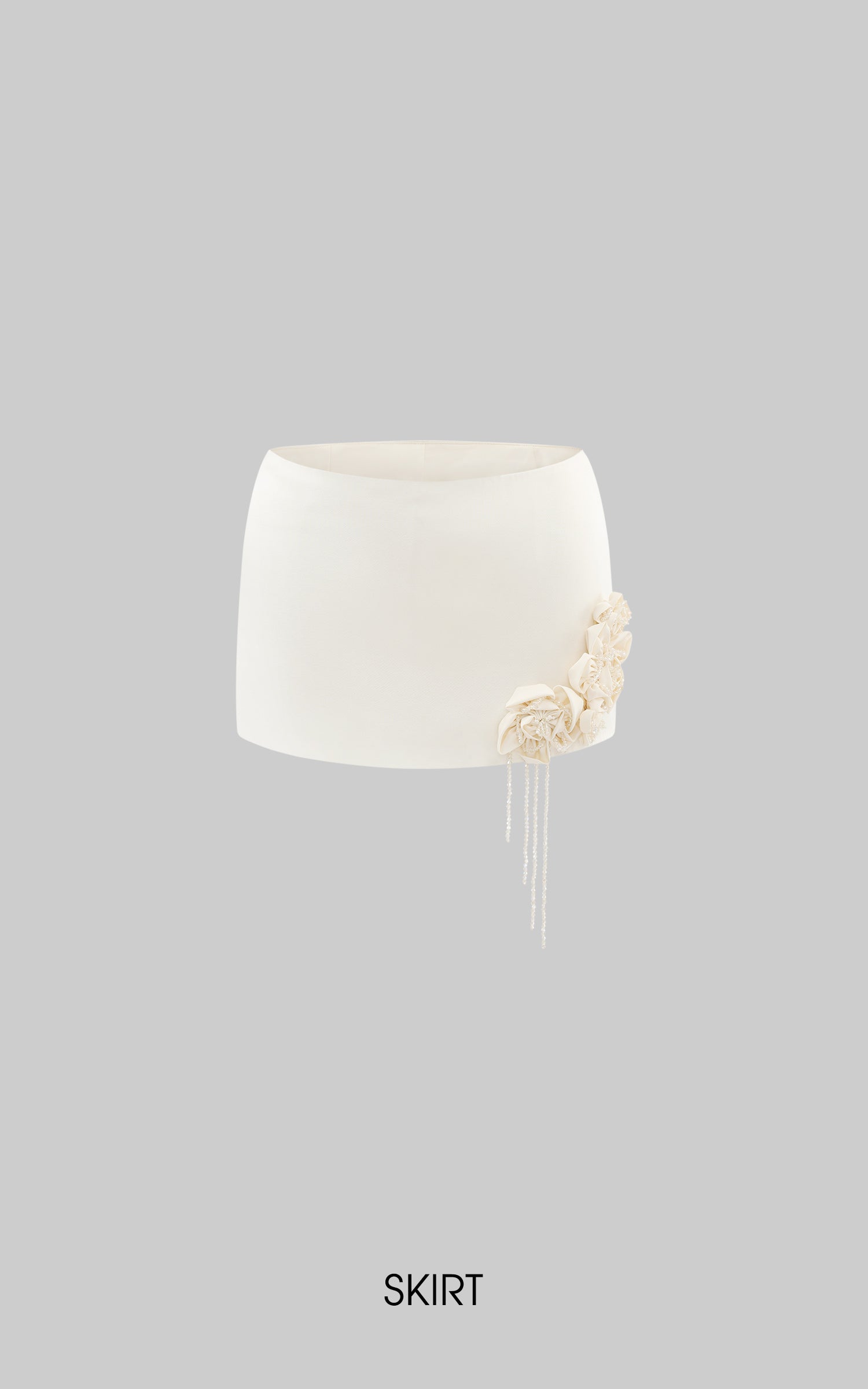 ROVENTE スパンコールコルセットトップ &amp; サテンミニスカートセット