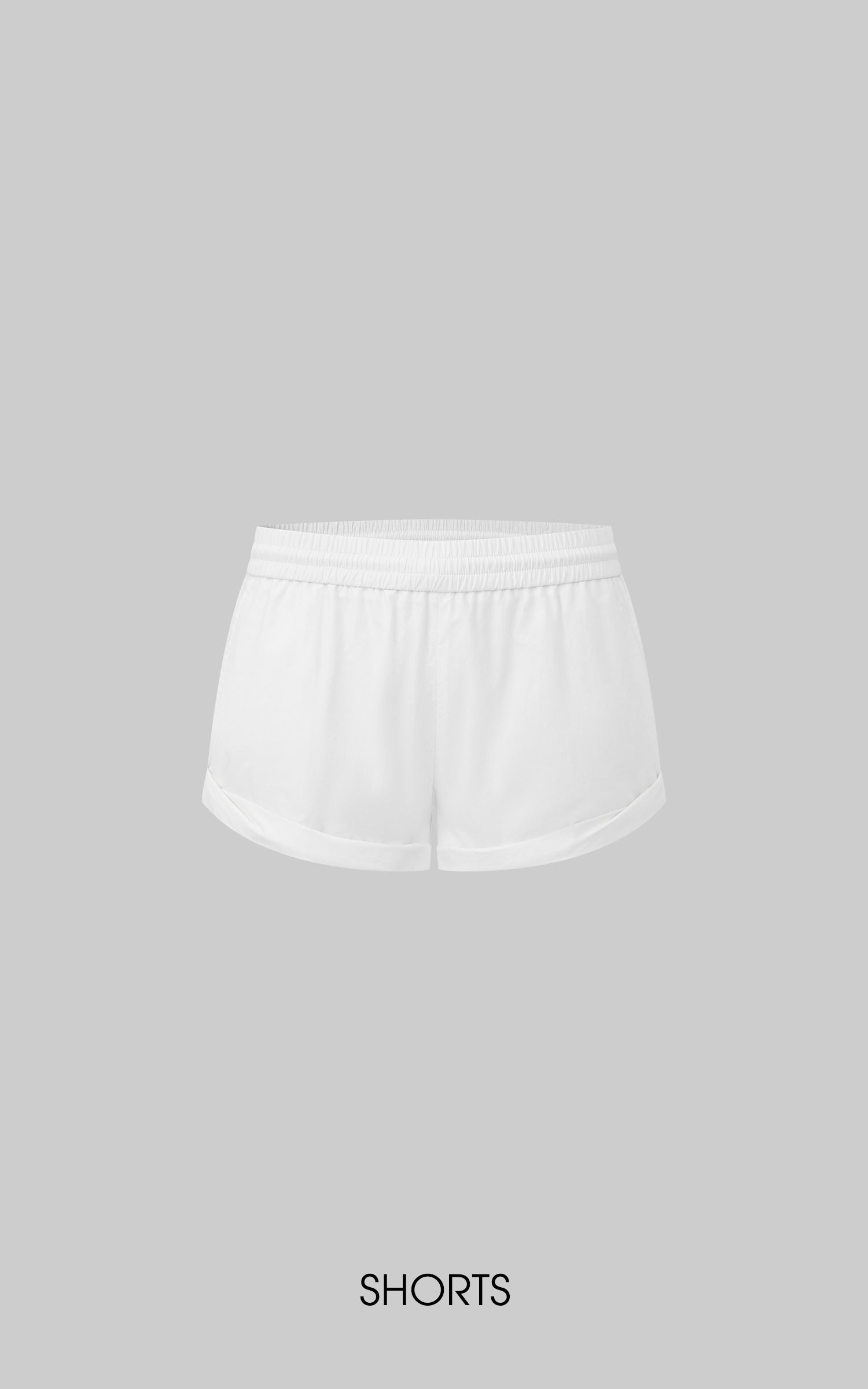 IAMXIAA クロップドウィンドブレーカージャケット＆リラックスショーツセット