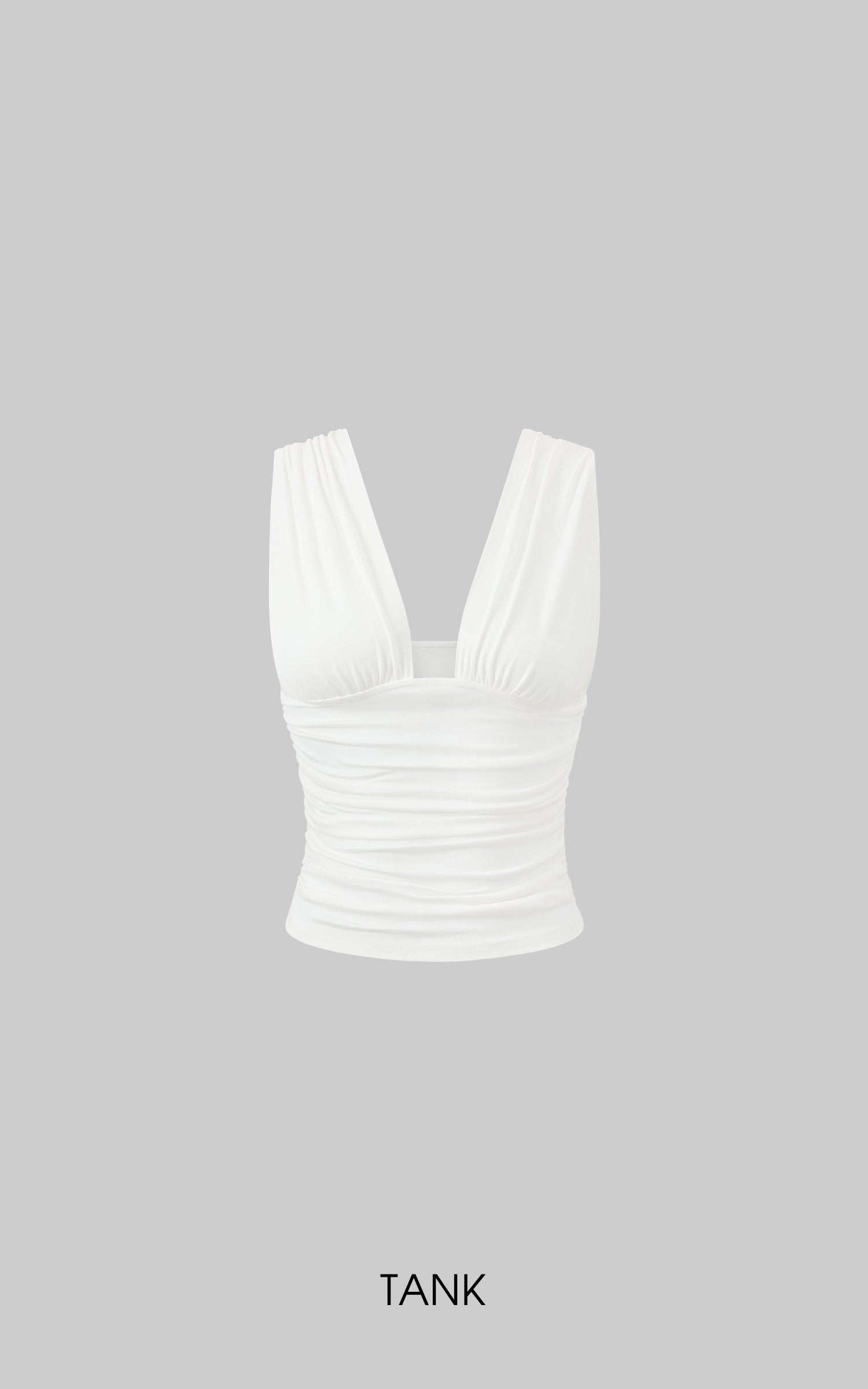 ROVENTE Draped Fitted Tank & Shorts Set - PINKPARKS