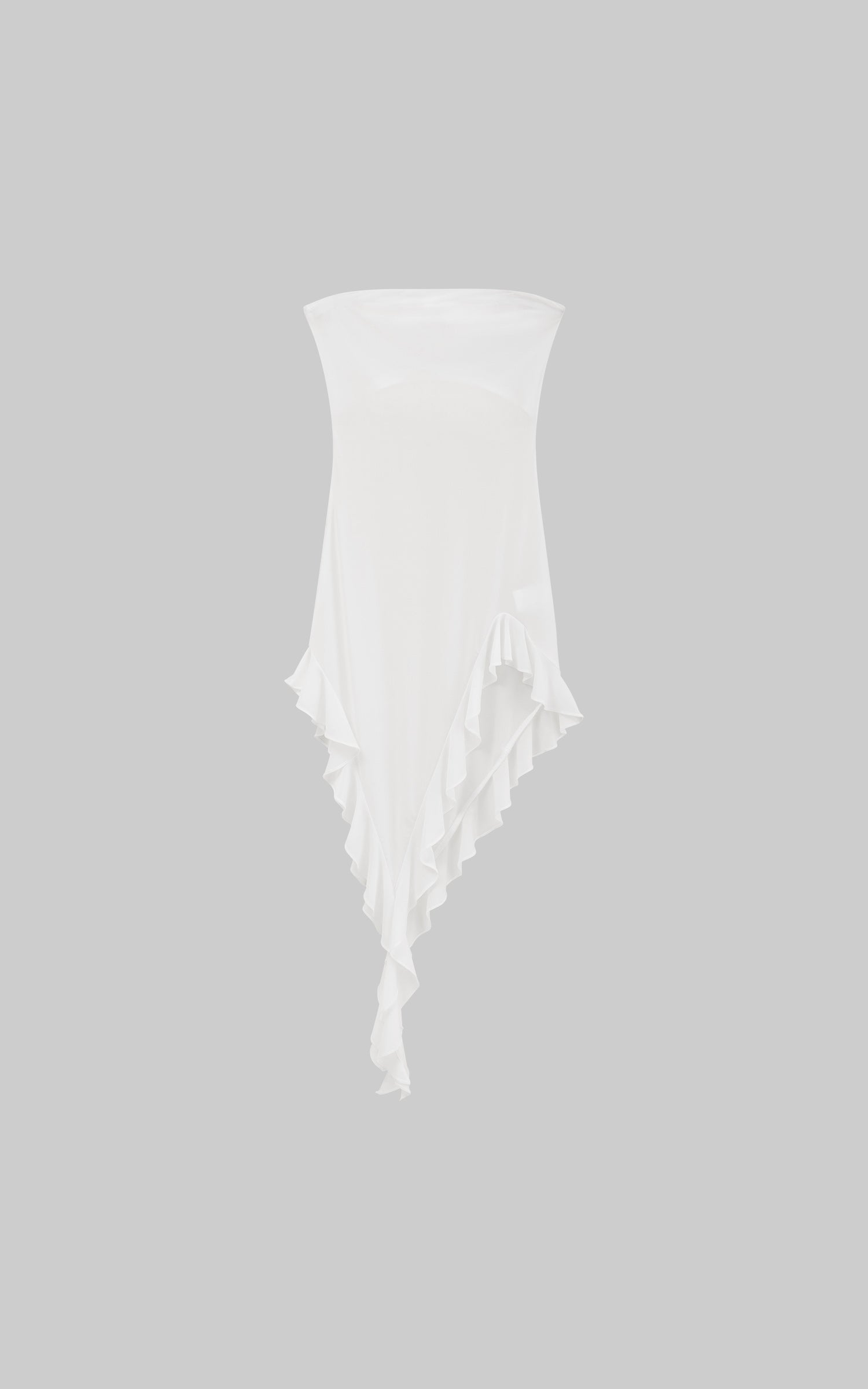 WARDEN EDGE Asymmetric Ruffle Dress - PINKPARKS