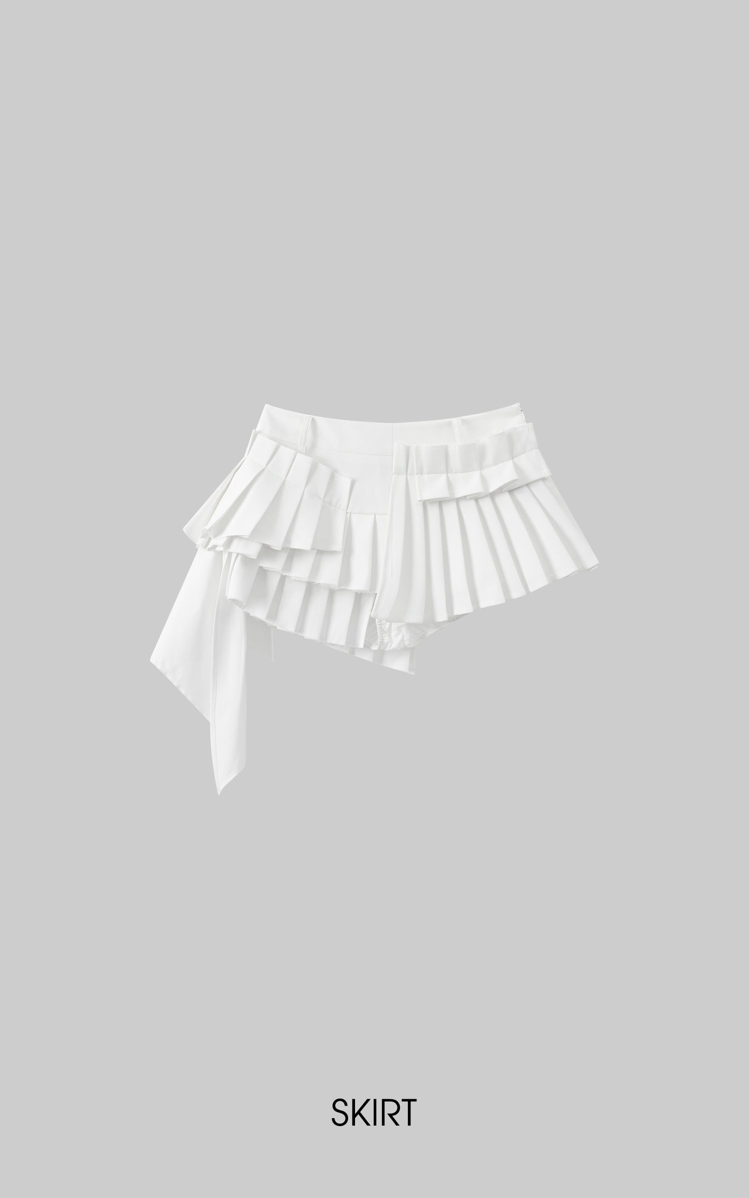 WARDEN EDGE Layered Pleated Mini Skirt Shorts - PINKPARKS