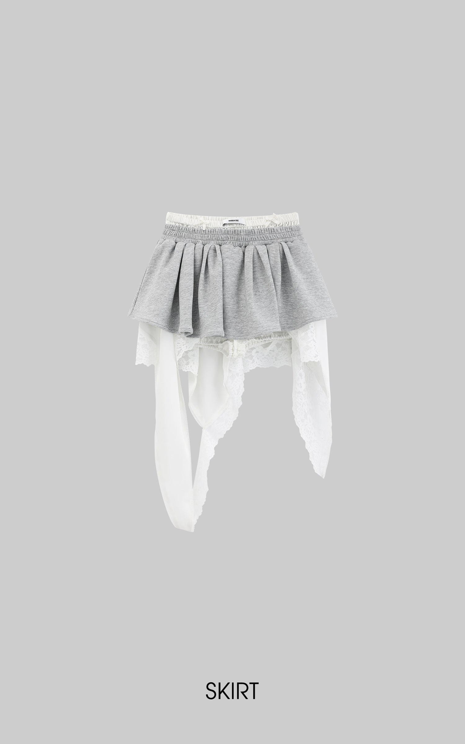 WARDEN EDGE Grey Contrast-Layered Lounge Set - PINKPARKS