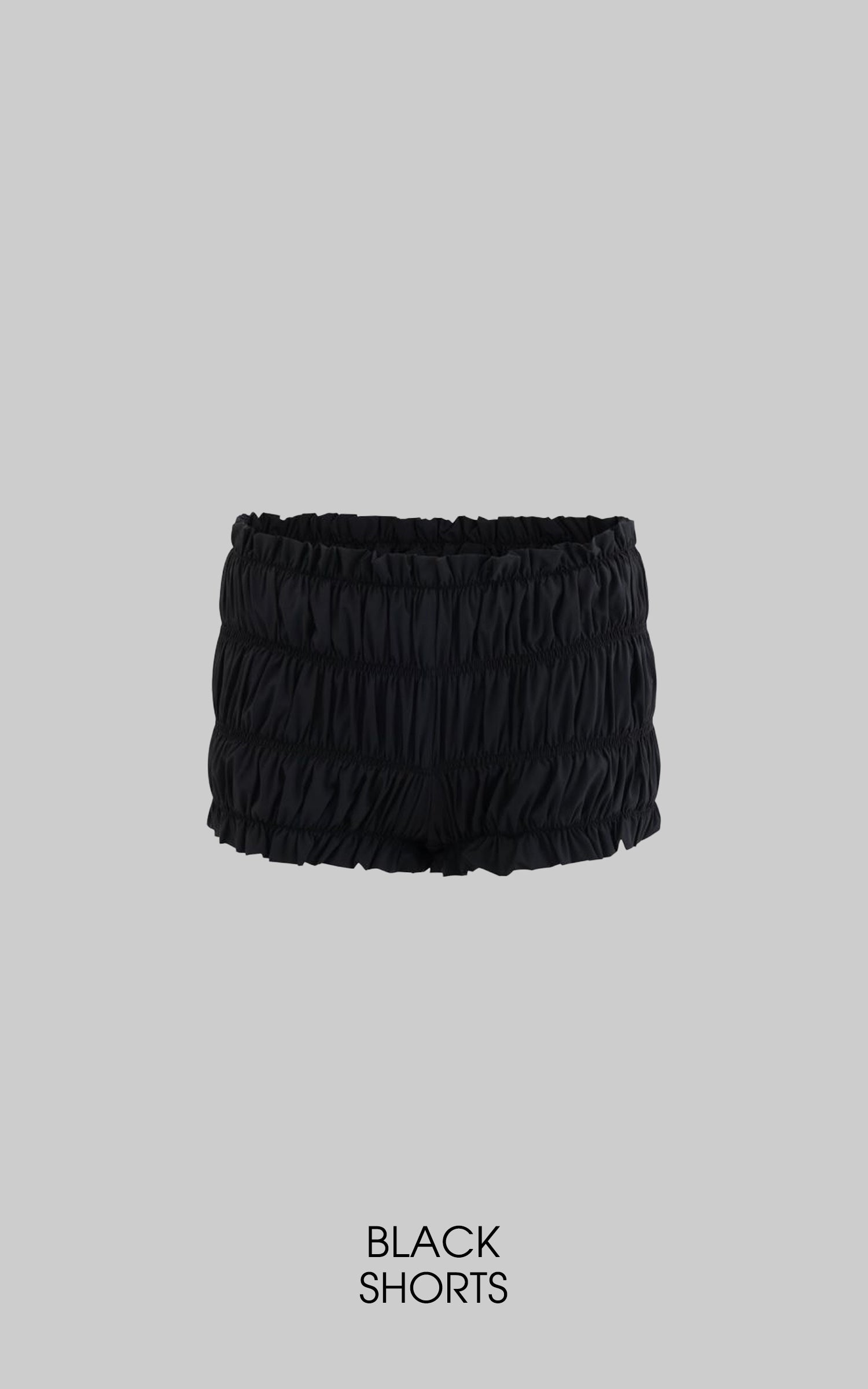 Rase le sol Ruched Bandeau Top &amp; Shorts Set - PINKPARKS