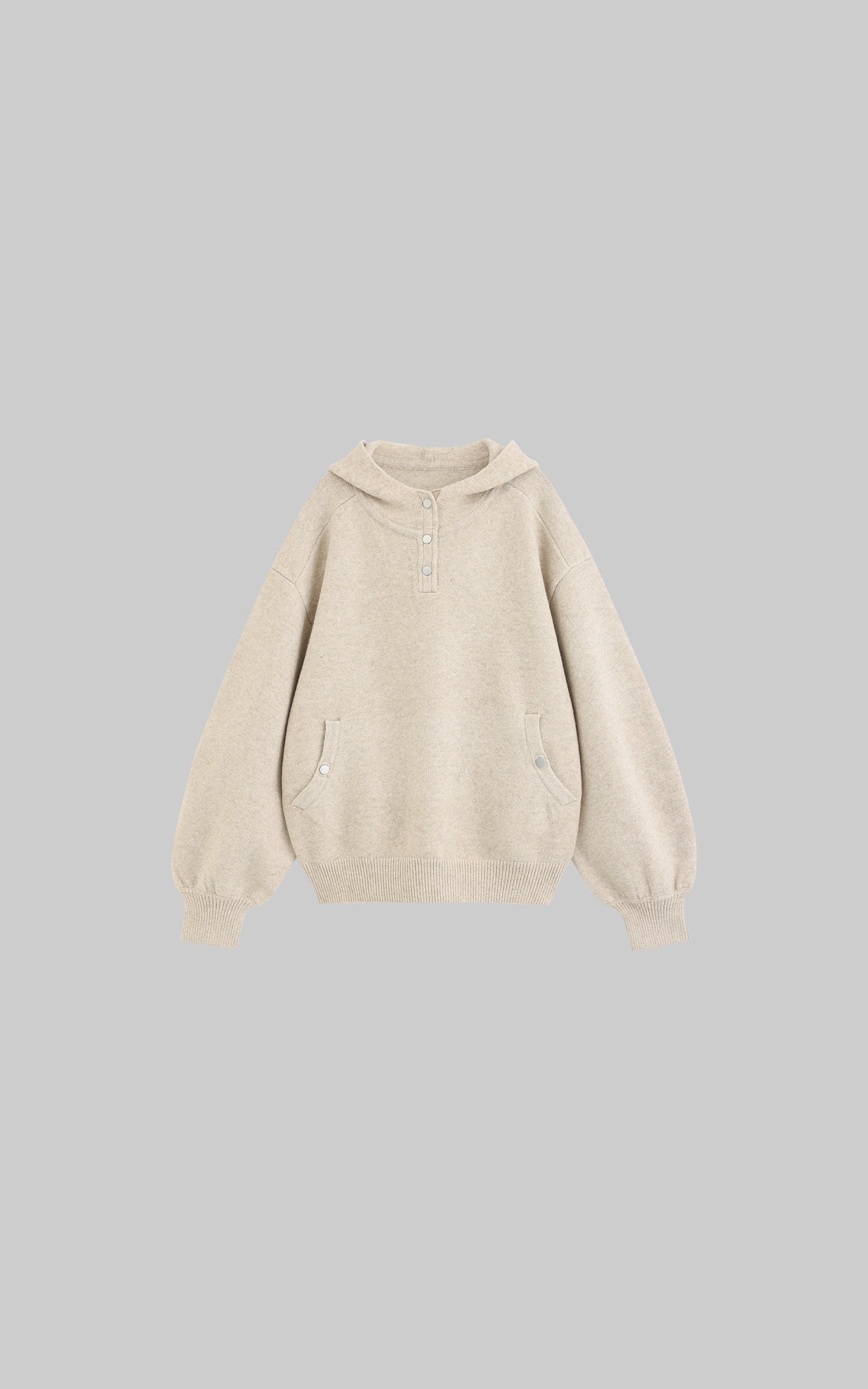 WARDEN EDGE Oversized Hooded Sweater - PINKPARKS