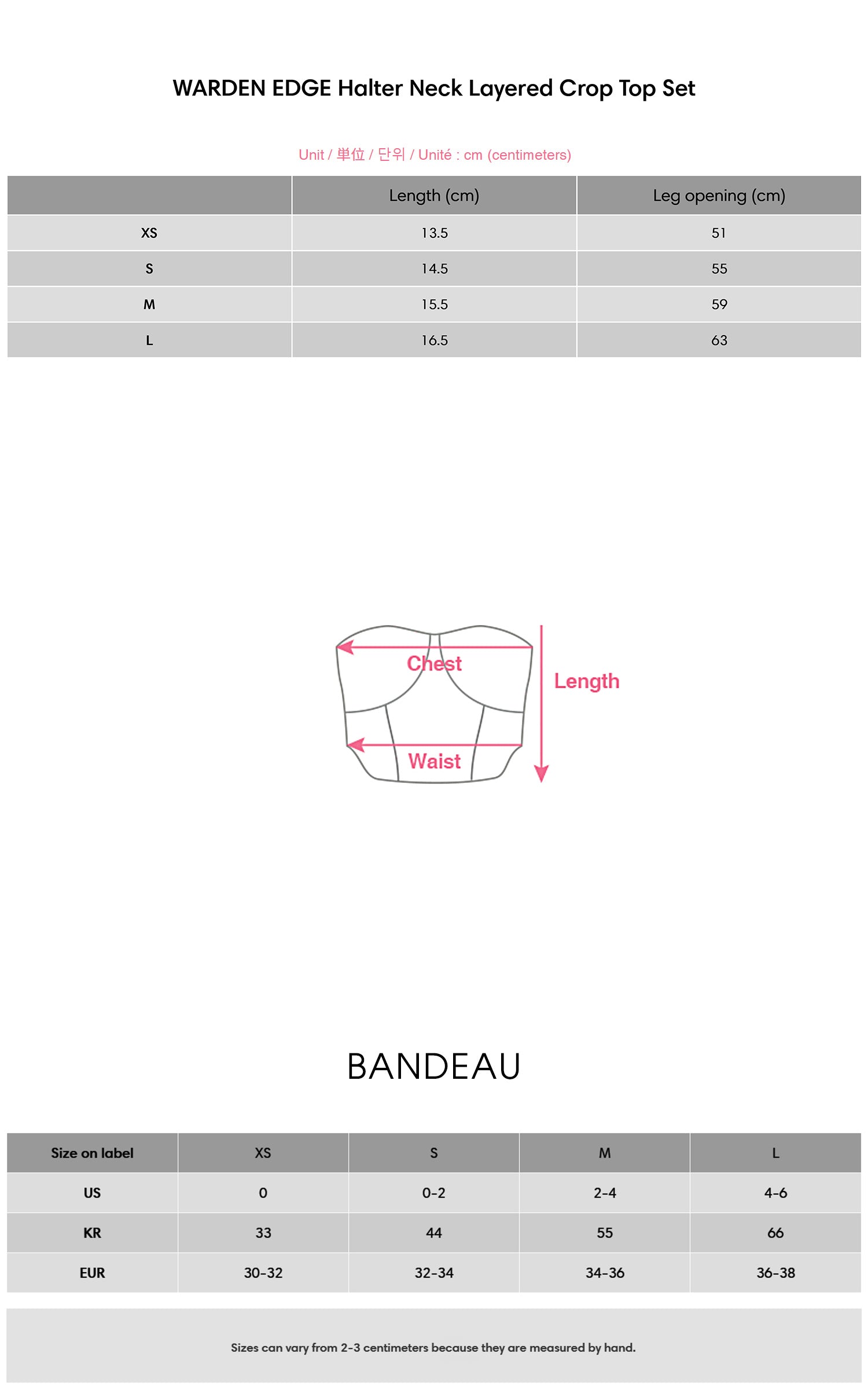 WARDEN EDGE Halter Neck Layered Crop Top Set - PINKPARKS