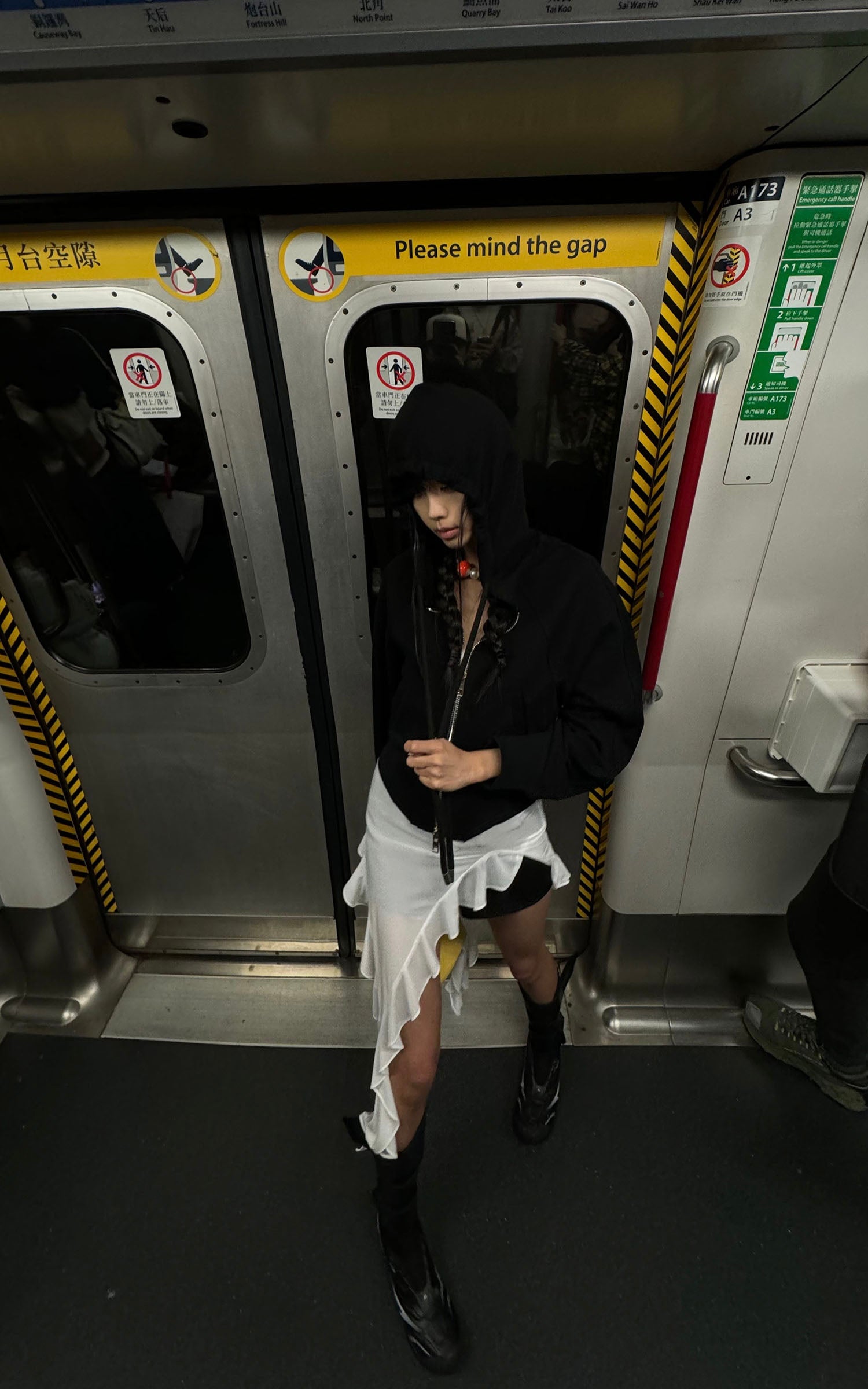 WARDEN EDGE Asymmetric Ruffle Dress - PINKPARKS