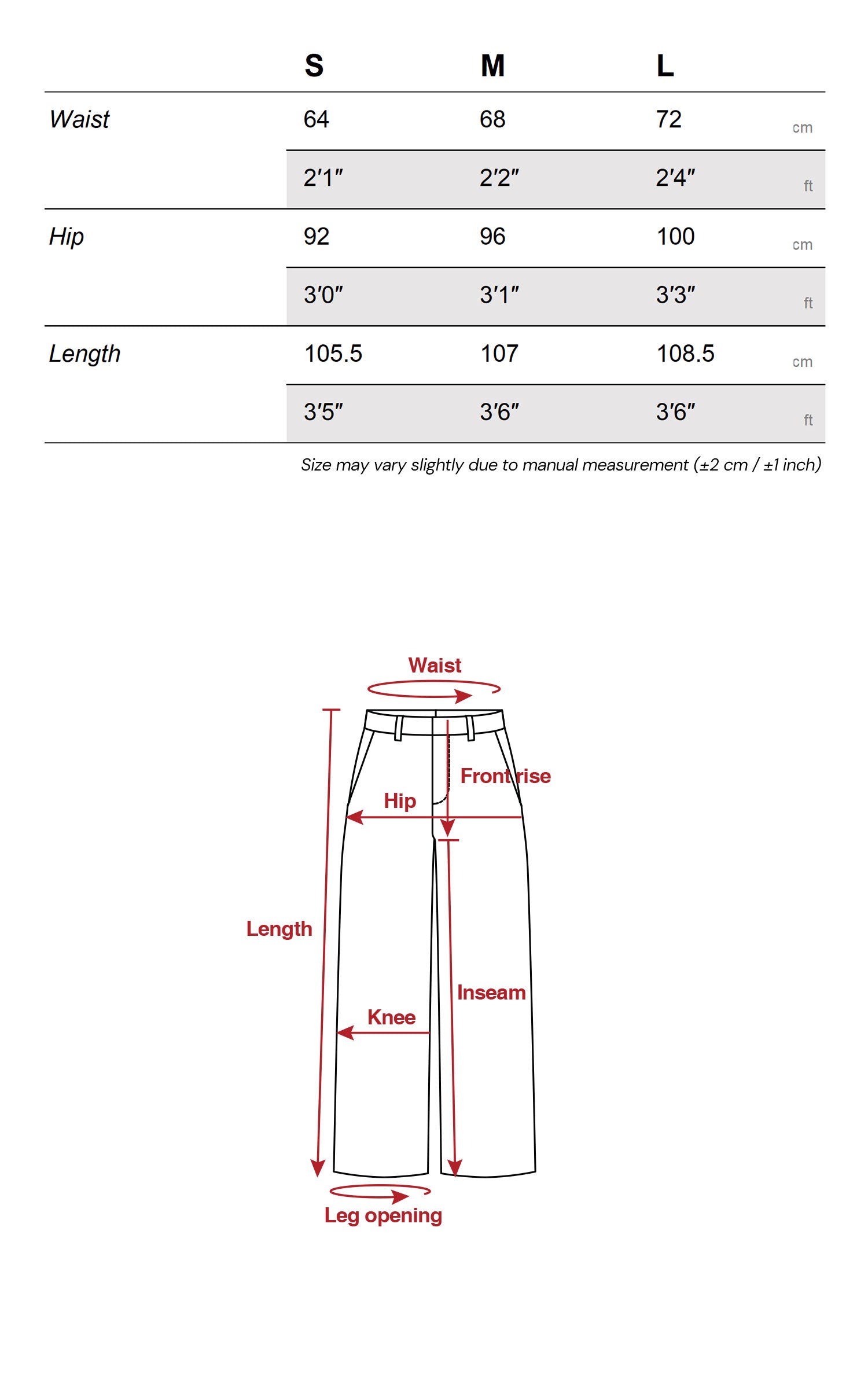 Rase le sol ウールニットセーター ワイドレッグパンツセット