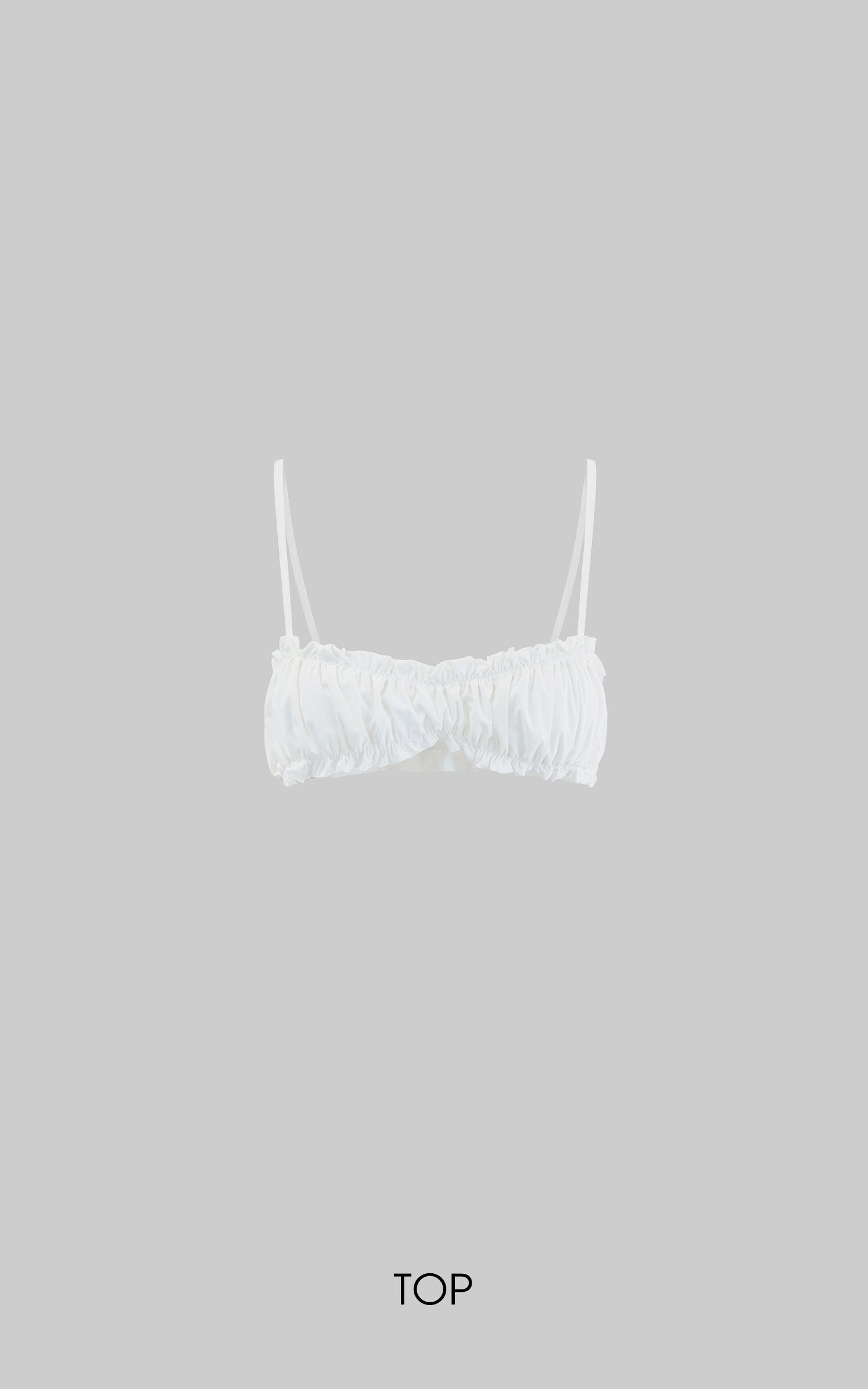 Rase le sol Ruched Bandeau Top &amp; Shorts Set - PINKPARKS