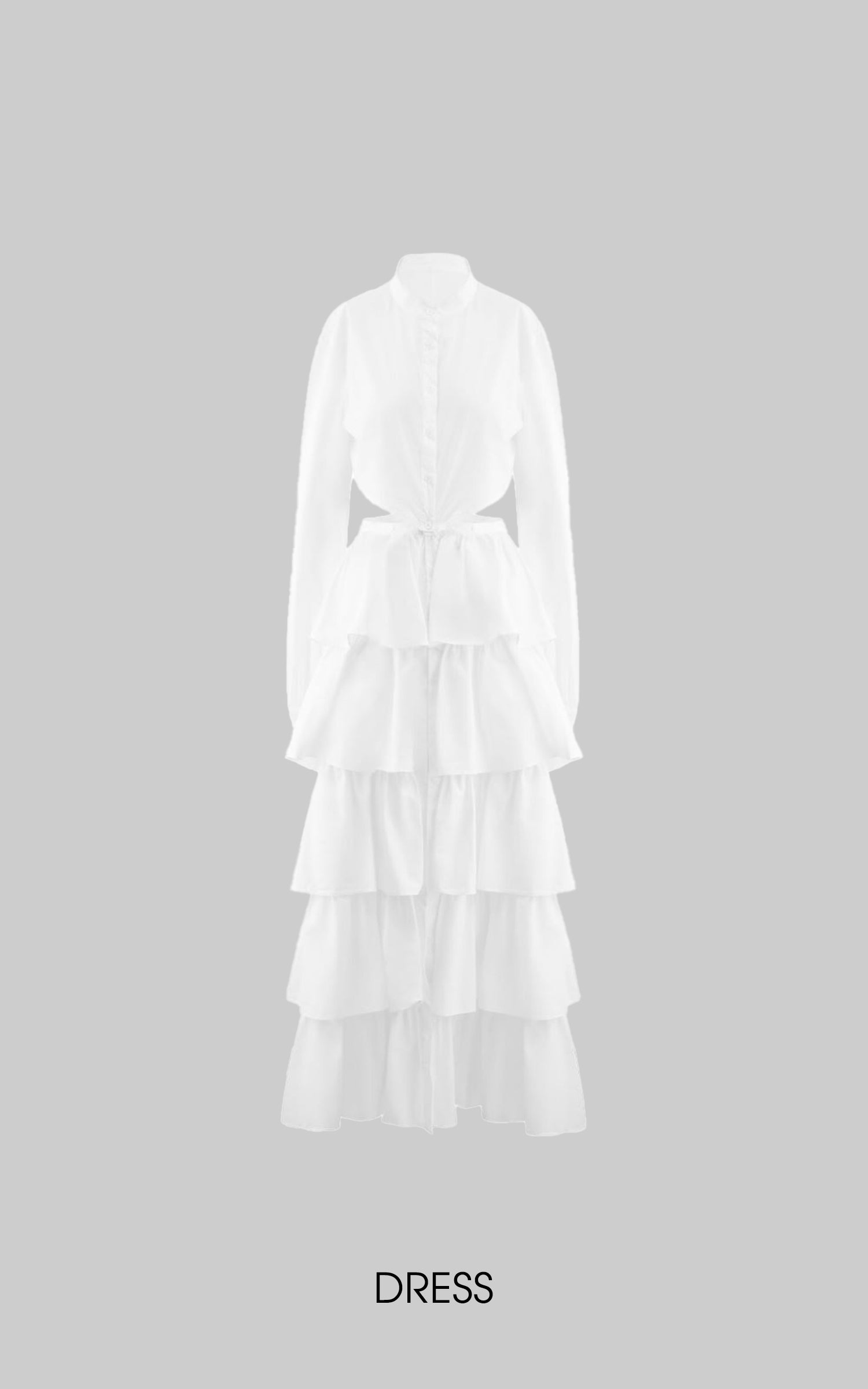 Rase le sol Slip Dress with Layered Shirt Dress - PINKPARKS