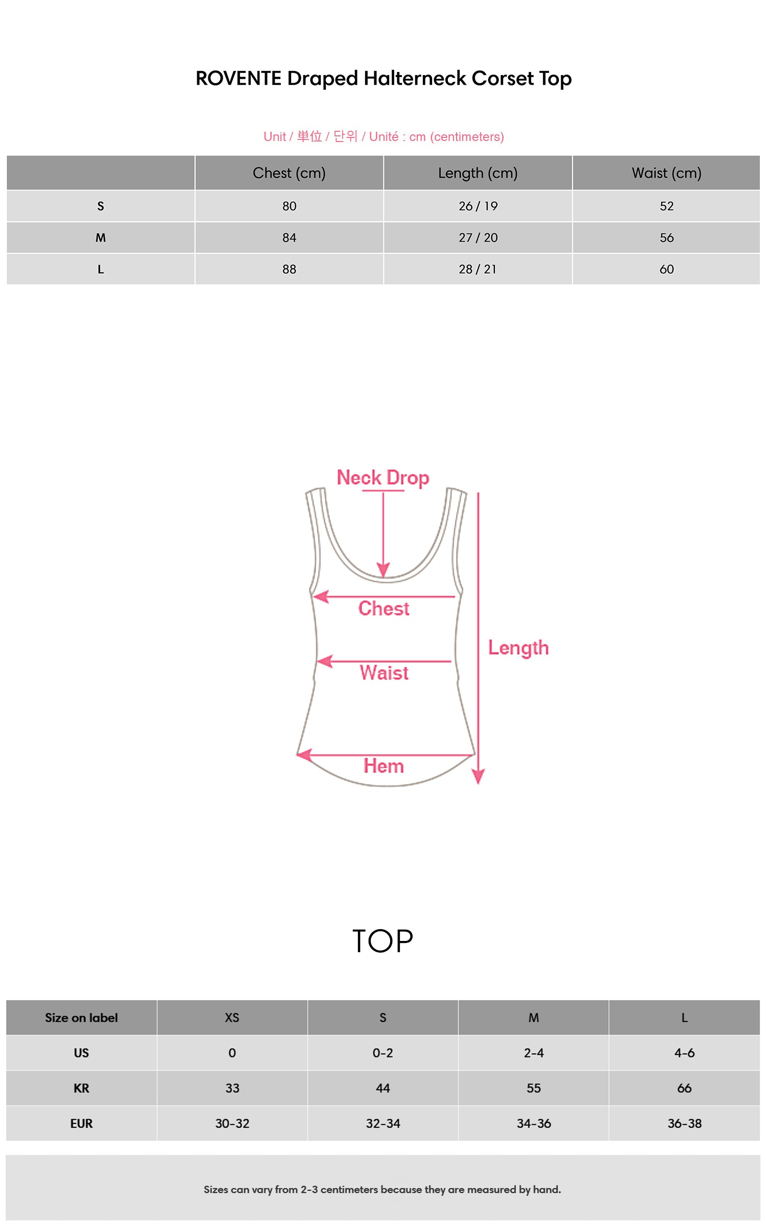 ROVENTE Draped Halterneck Corset Top - PINKPARKS