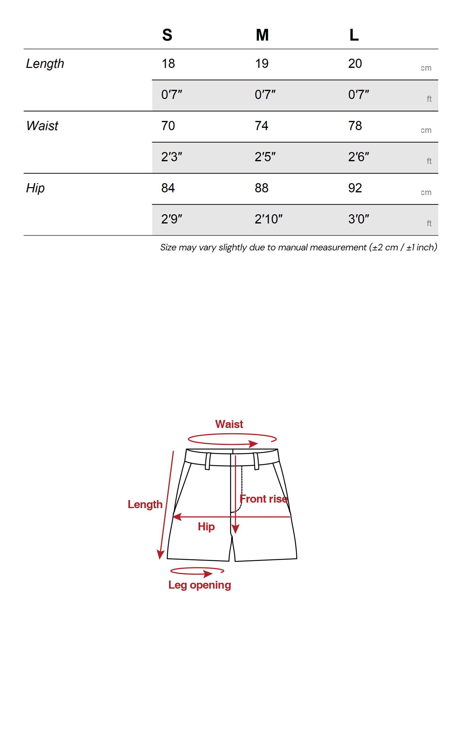Low pixel ダークユーティリティポケットベルトショーツセット