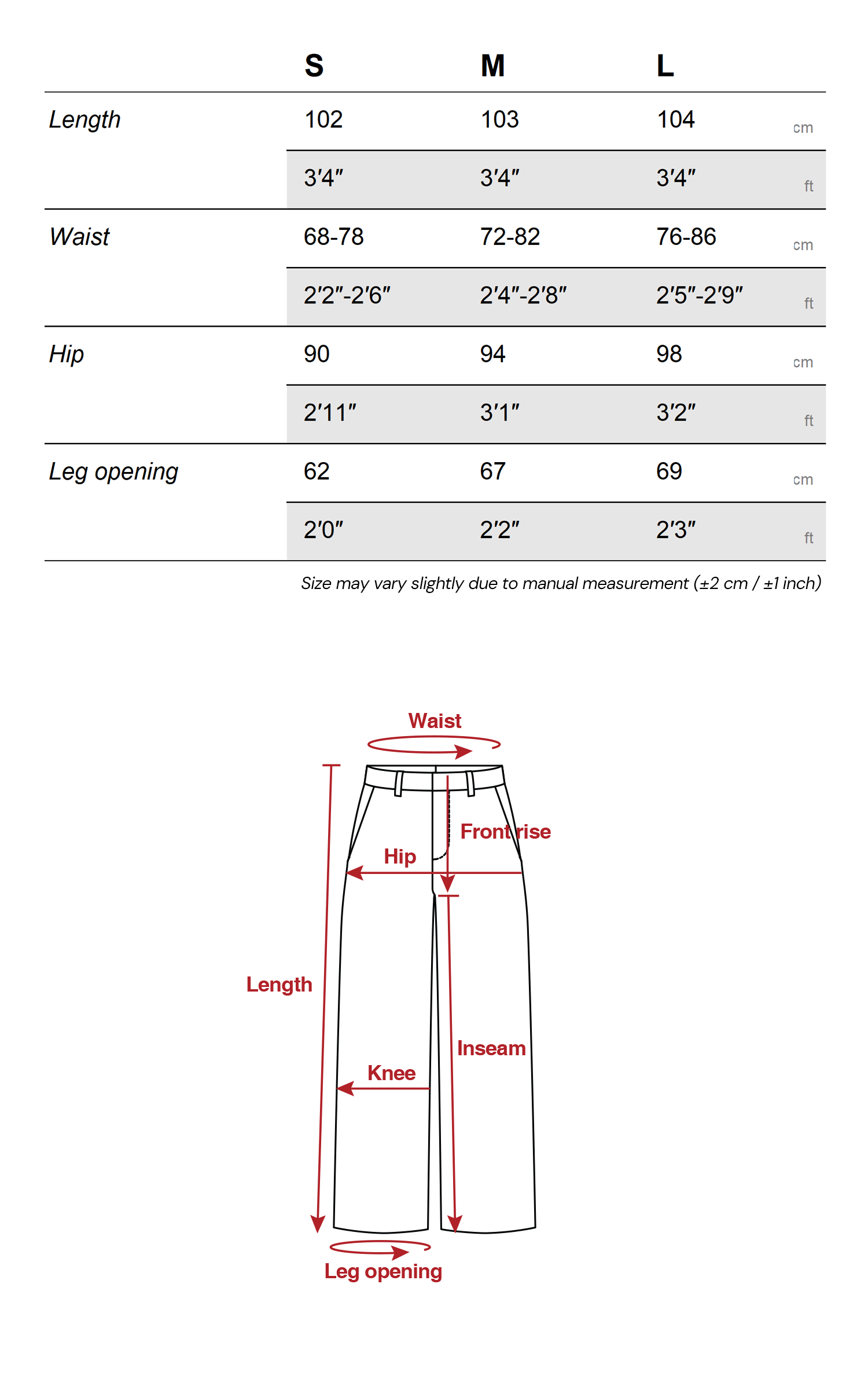 ROVENTE ドレープノットウエスト ワイドレッグパンツ