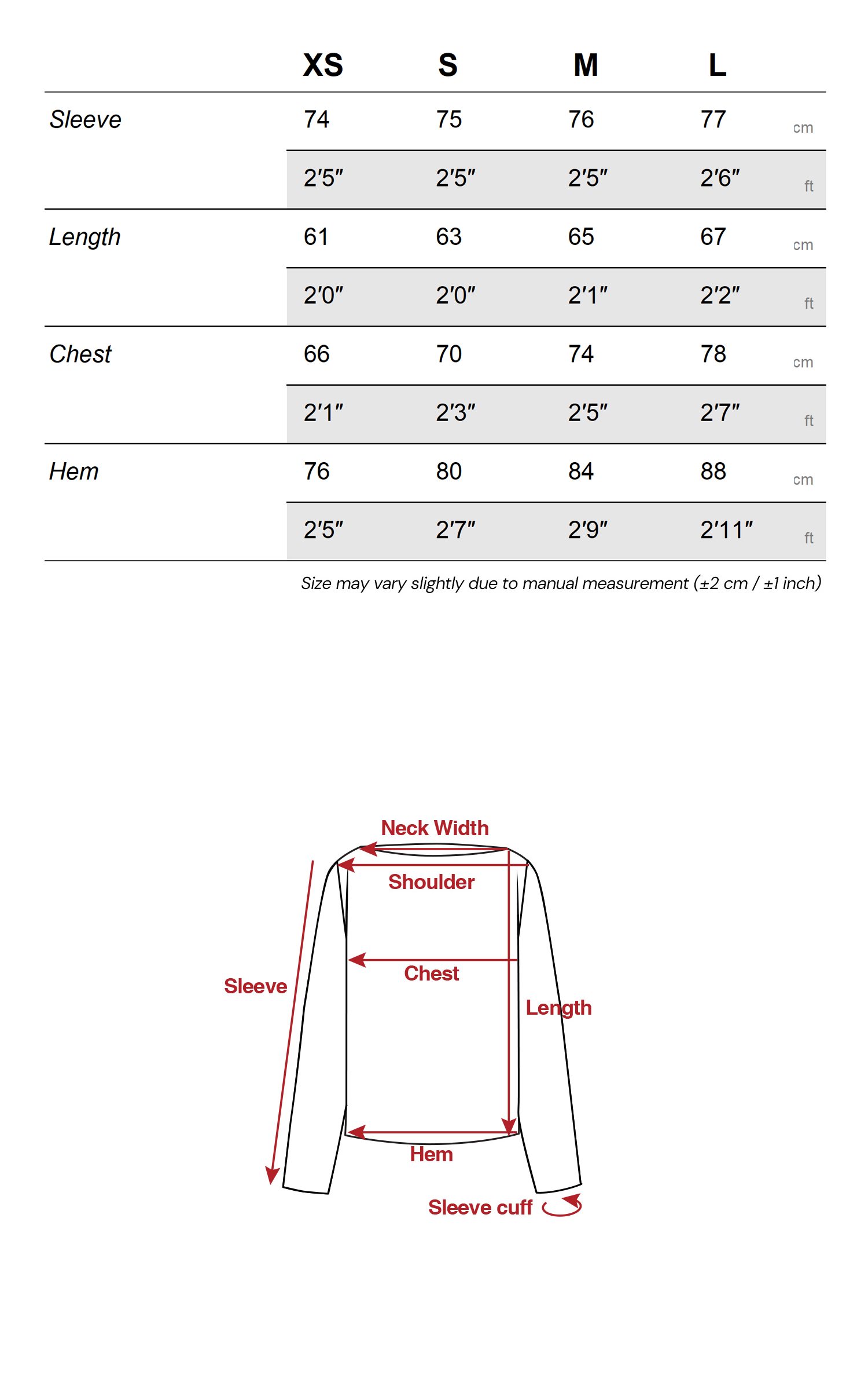 WARDEN EDGE アシンメトリックリブロングスリーブTシャツ